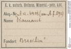 Etiketten zu Diamant (NHMW-MIN-Aa6408)